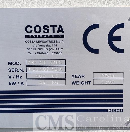 Used 2005 Costa Wide Belt Sander