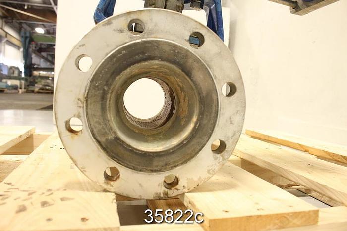 Used Neles Jamesbury 4 7150-31-3600 TT 4" Control Ball Valve #35822