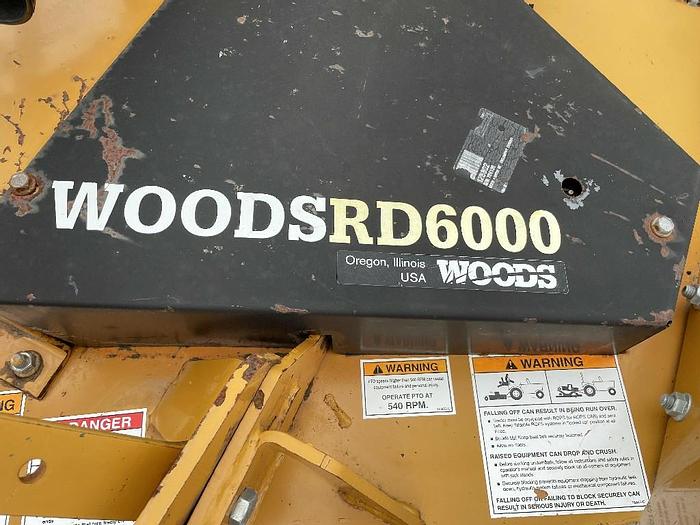 Used WOODS RD6000