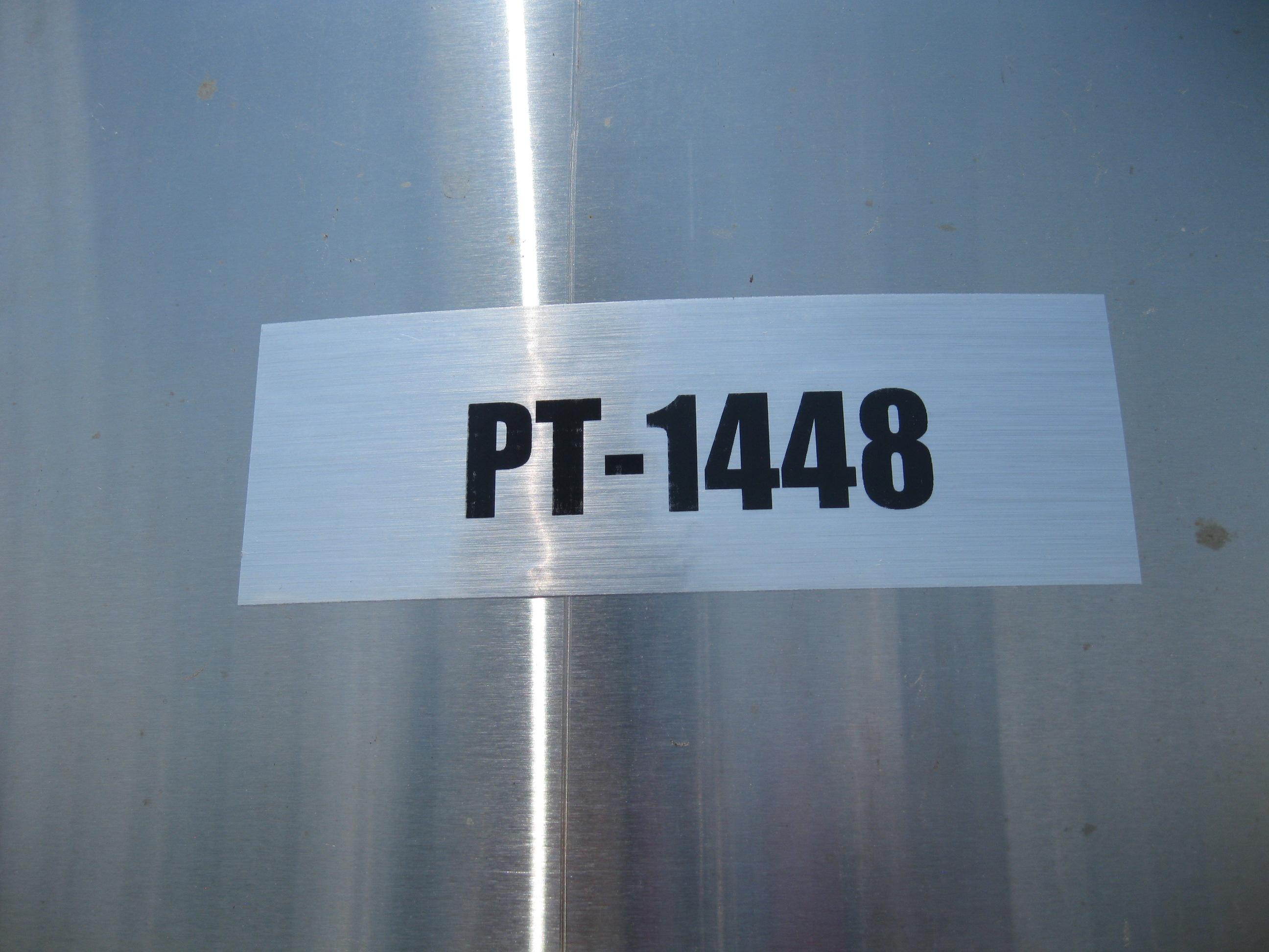 Used 500 GALLON PROCESSOR TANK. MULLER SERIAL 375034