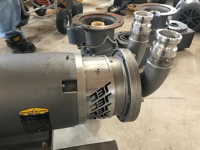 Used Pump, Centrif., 10 HP, S/st, 2" In/Out, Powder Pump #S741993