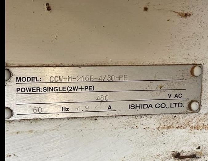 Used Ishida 16 Bucket Rotary Scale Model CCW-M-216B-4/30-PB R