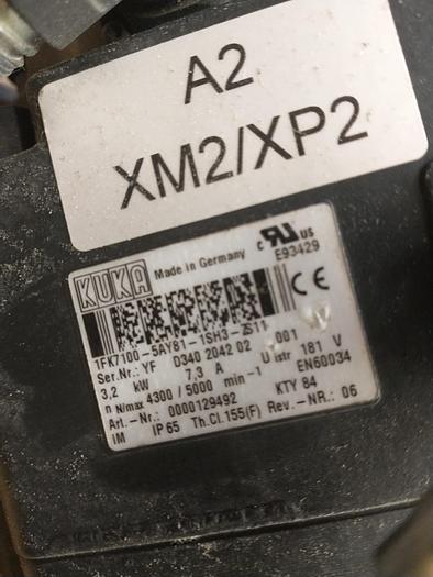 Used 1FK7100-5AY81-1SH3-Z S11 KUKA External shaft servo motor