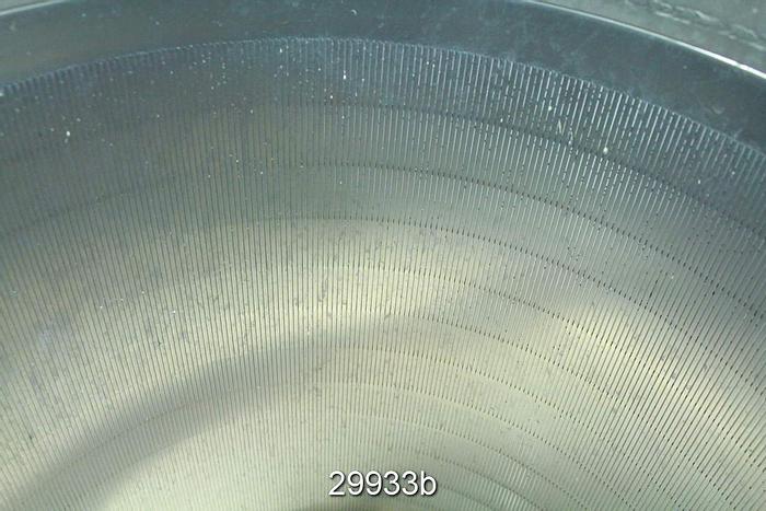 Used Bird 400 Stainless Steel Pressure Screen with 0.008" Slots #29933