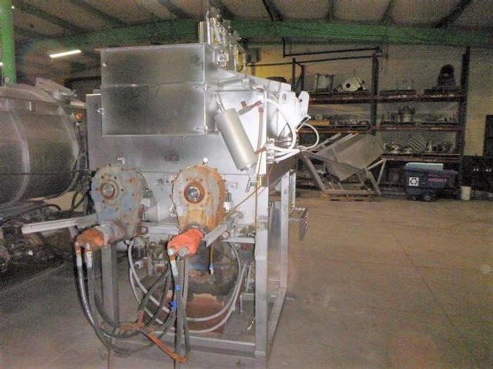 Used OHI Dual Shaft Paddle Blender w/Top CO2; Md#VB.5E