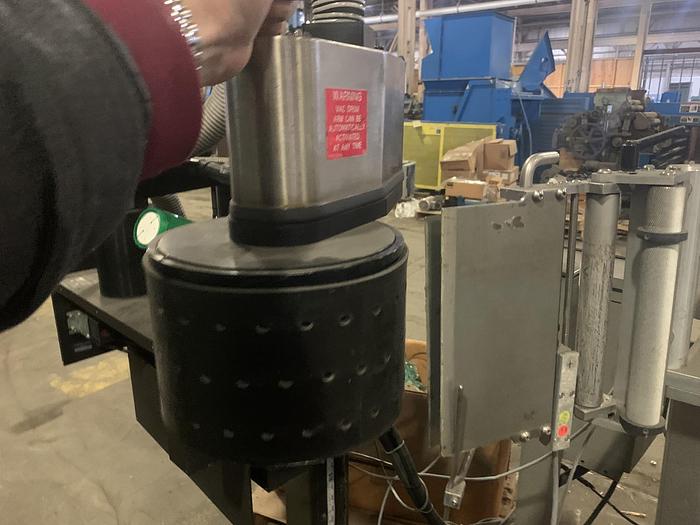 Used LABEL-AIR INC. LABEL APPLICATOR