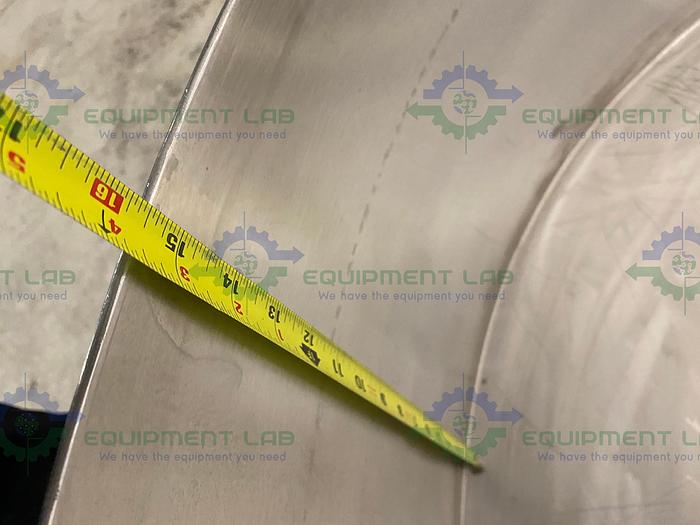 Used Millipore Stainless Steel Resin Container 88277020 w/ Sanitary Fittings