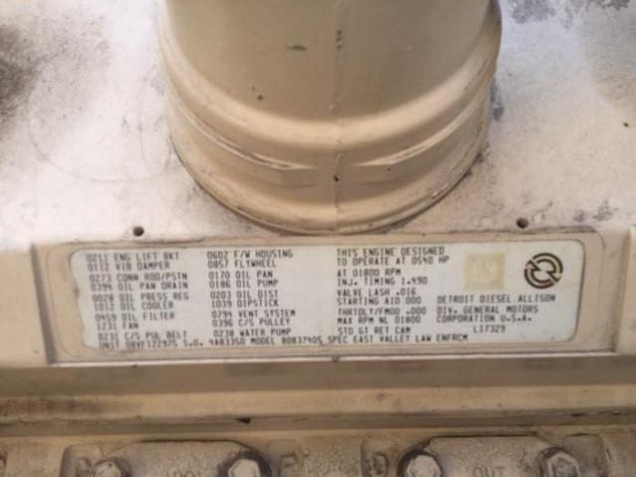 Used 400 kW Generator Detroit 92 Series