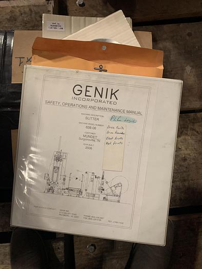 Used 54" GENIK  MODEL 638-06 TWO DRUM WINDER 2006 -  PENDING SALE