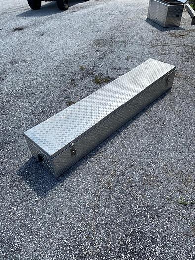 Used Tool Box 78x15x11 Aluminum Top Open - Box3