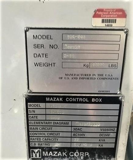 Used 1999 Mazak VTC20B