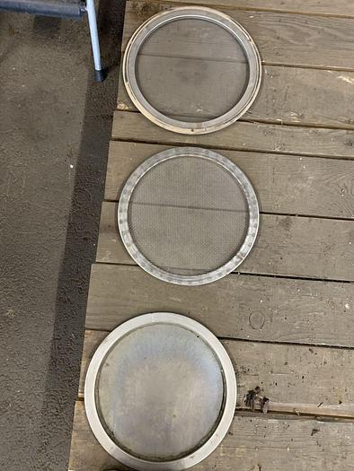 Used Screen, Sweco, 18", S/st, Midwestern, Screen Only (2) #S743363