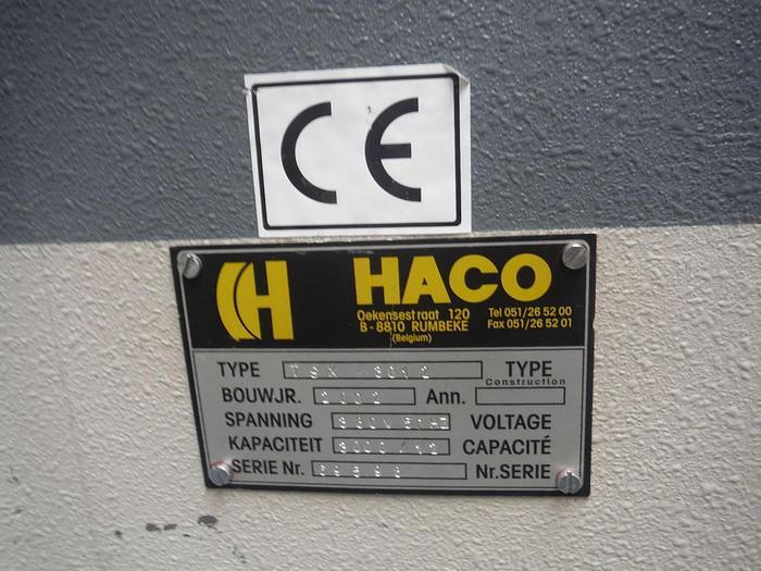 Gebruikt PLAATSCHAAR HACO TSX 3012