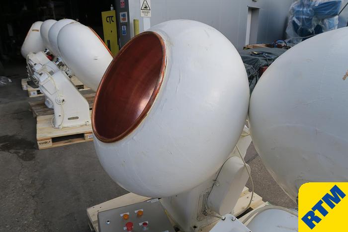 Used (8) Copper Coating Pans