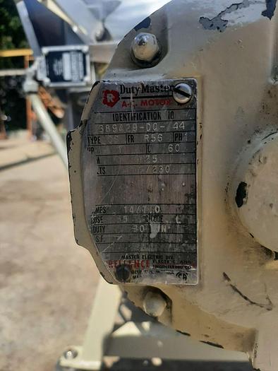 Used Mixer, Paddle, 5 CF, S/st, 200 lb., Leland, Mdl. 200DA70, #S744536