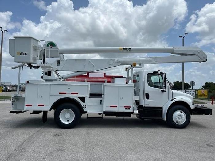 Used Altec AA755L 60ft Bucket Boom on 2007 Freightliner M2-106 Reg Cab Utility Truck - C28781