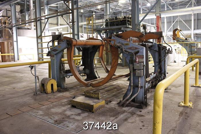 Used In-Floor Conveyor With Roll Elevator, 100" Wide #37442