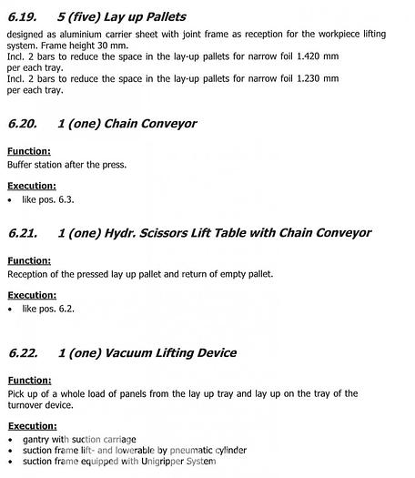 Used Wemhoner Variopress