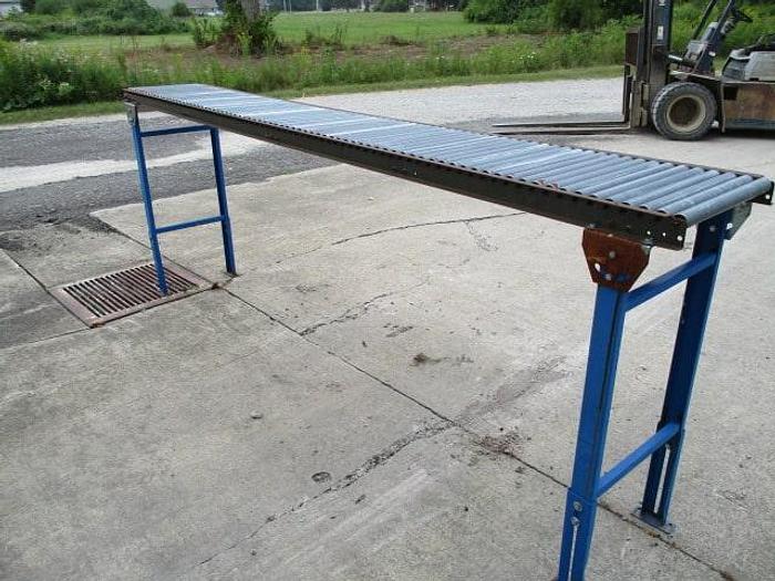 Used Roller Conveyor, solid bar rollers
