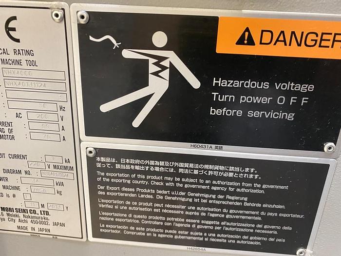 Used 2013 DMG Mori NHX 4000 Horizontal Machining Center