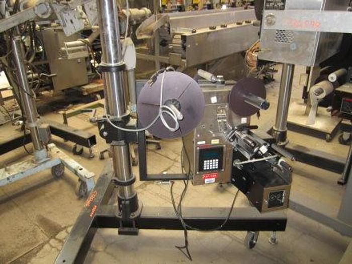 Used Labeler, Willett, Mdl 230S, Printer, Portable on Stand, (2) #C736406