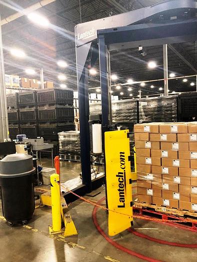 Used Lantech  S-300  Straddle type Stretch wrapper