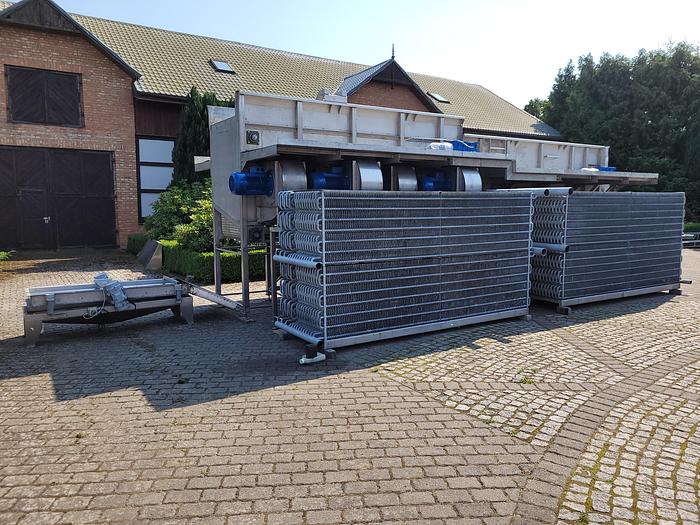 Used Fluidyzacyjny 2-taśmowy tunel zamrażalniczy - wykonanie nierdzewne