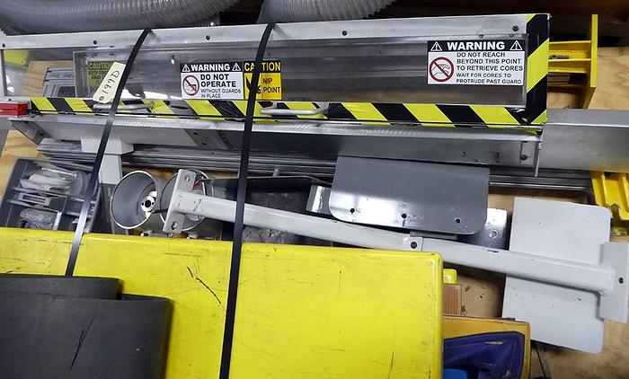 Used 132" APPLETON MODEL P510 PROGRAMMABLE AUTOMATIC CORE CUTTER MFG. 2012