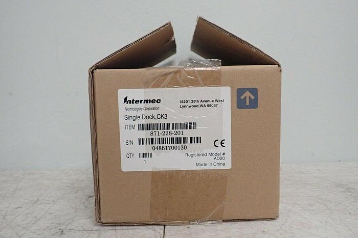 Used Intermec 871-228-201 Single Cradle Docking Charger, NEW IN BOX 783555022405