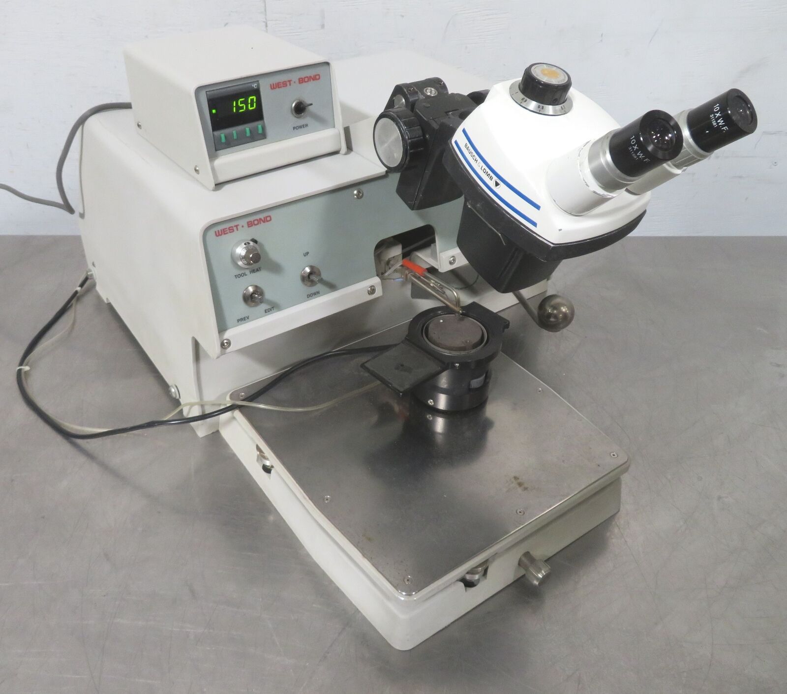 Used West-Bond 7316C Motorized Scrub Single Collet Eutectic Die Bonder