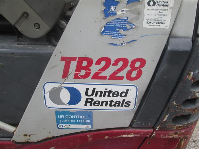 Used 2015 Takeuchi TB228 Mini Excavator