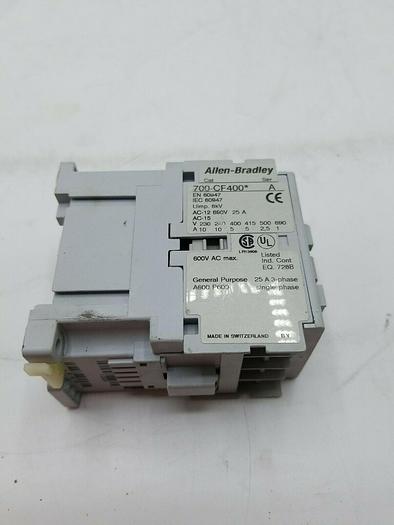 Used Allen Bradley 700-CF400* Ser A Control Relay