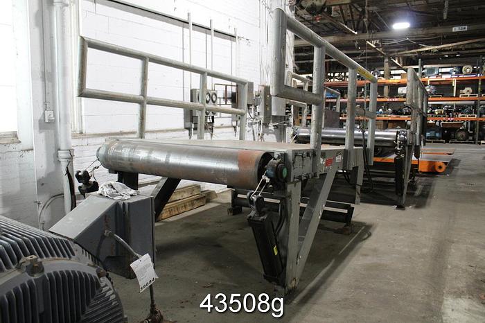 Used James Brinkley Roll Splitter, 66" Knife Length, 60" Roll Diameter #43508