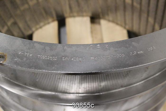 Used Kadant-Black Clawson P30 Pressure Screen Basket #30855