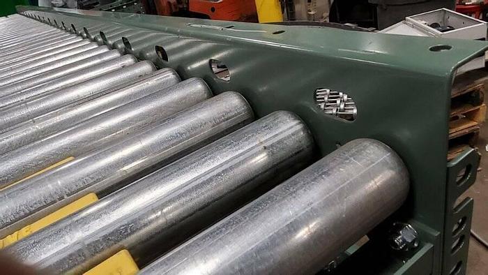 Used Hytrol ABEZ Zero Pressure Accumulation Live Roller Conveyor 24" x 30' EXCELLENT