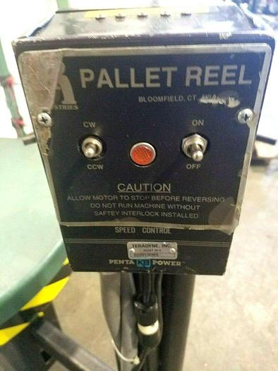 Used PA Motorized Stock Decoiler payoff with Material Straightener for Stamping Press