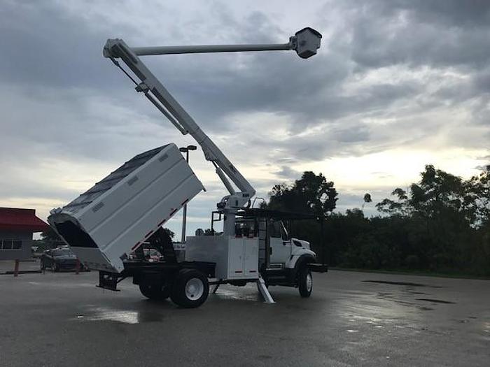 Used 2010 International 7300 4x4 Altec LRV58 63ft Over-Center Forestry Truck - C76319