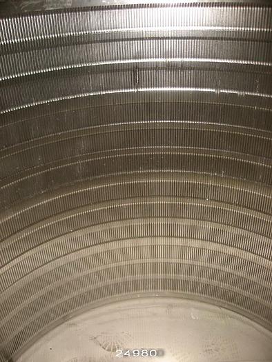 Used Voith VPS25 Voith Screen Basket, 0.010'' Slots (0.25Mm) #24980