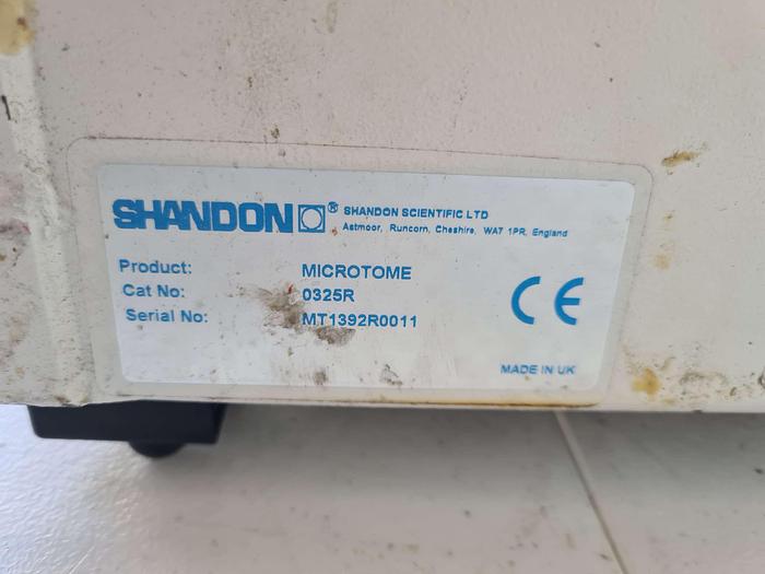 Used Shandon Retraction Microtome AS325