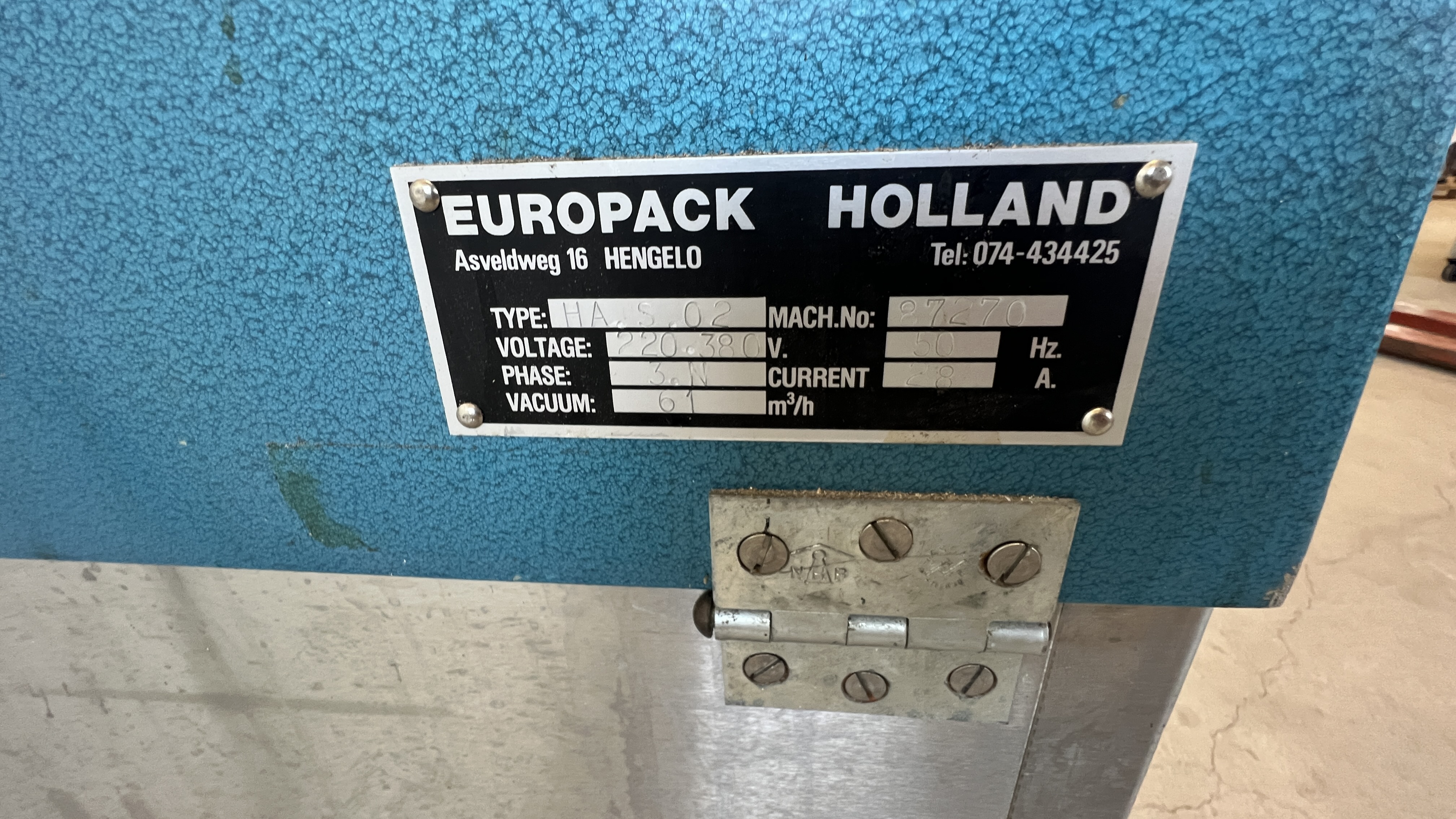 Använd Europack 49x50cm #1820