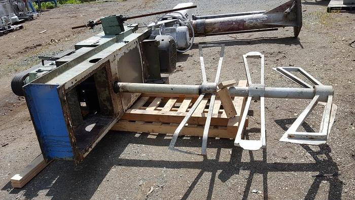 Used 50 HP MYERS TANK MOUNT DISPERSER WITH CARBON STEEL TANK