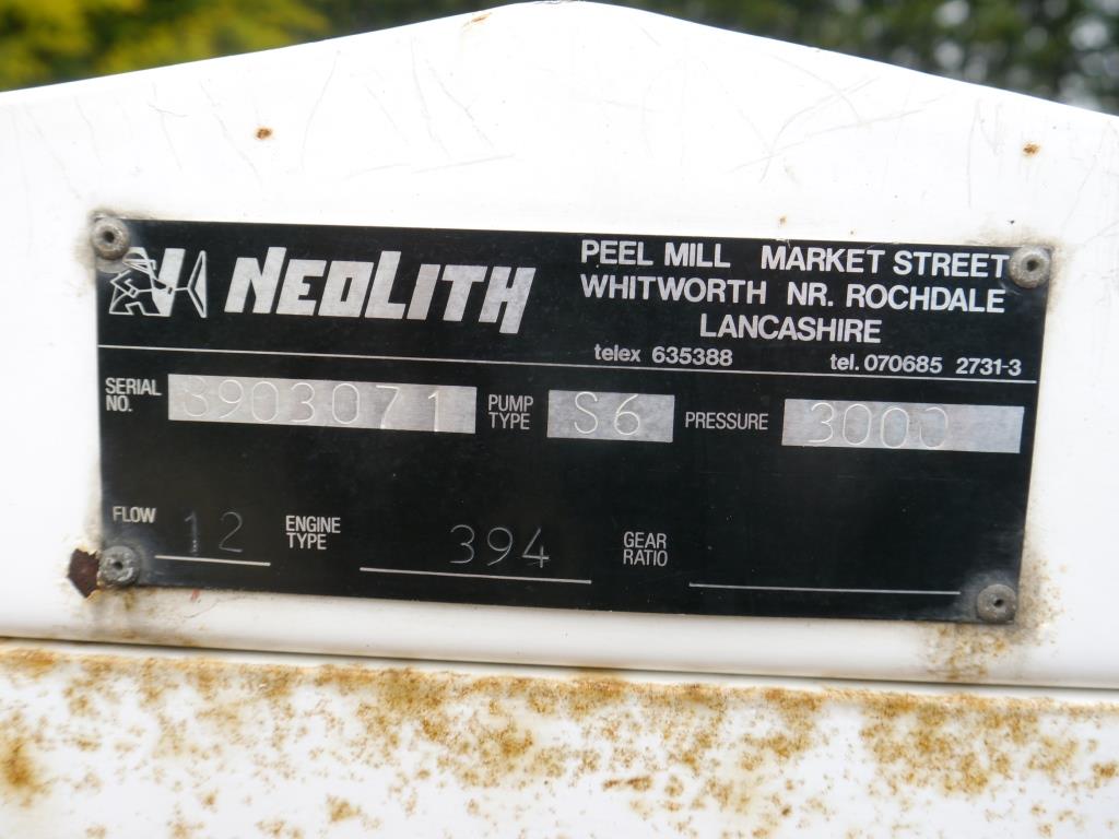 Used Chartermark Neolith Jetting Unit