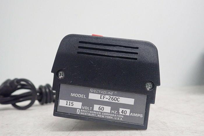 Used Spectroline EF-260C UV Long Life Filter Lamp & ASR-260 Field Inspection Kit