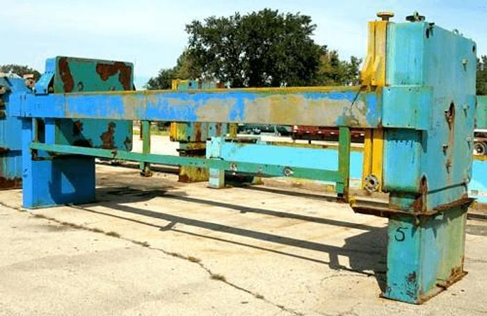 Used 123 CU. FT. JWI FILTER PRESS – 1500 MM