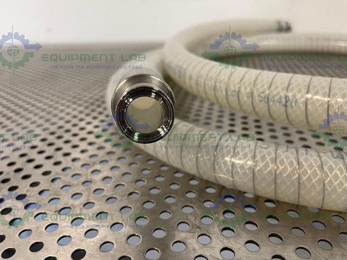 Used Sani Tech  STHT-WR-0750 144" Silicone Hose w/ 3/4" Sanitary Fitting