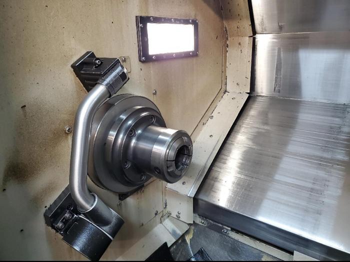 Used 2011 OKUMA Genos L400-E CNC Lathe