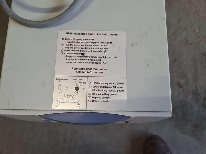 Used Powervar ABCE2202-22 UPS Uninteruptable power supply 