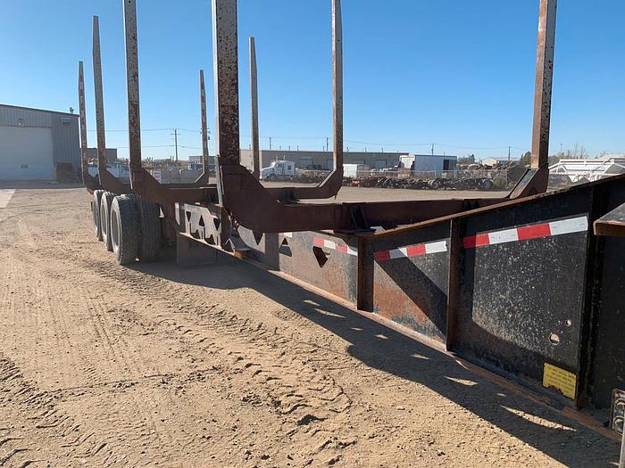Used 2016 BWS Tridem Hay Rack Logging Trailer
