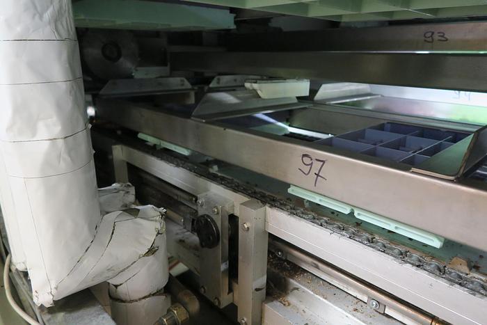 Used Aasted Frozen Cone Chocolate Moulding Line