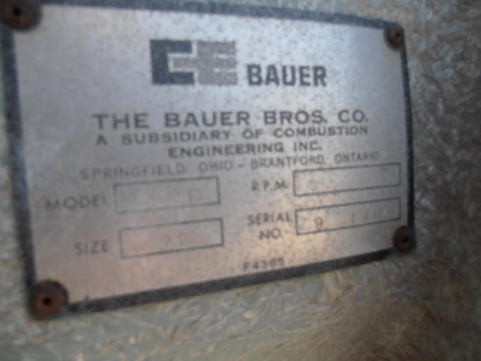 Used Screen, Parabolic, 72", Bauer, Mdl. 552F, Size 72, S/st, #S739027